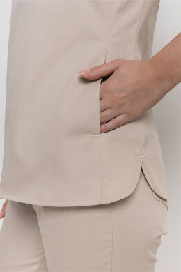 Куртка медицинскя женская Батерфляй. Крем. COTTON (5436993) Куртка медицинскя женская Батерфляй. Крем. COTTON (5436993) фото 5