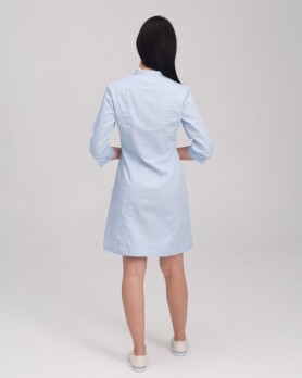 Medical gown women's Sakura azure 160-462-678 / 310-462-678 (6613598) Medical gown women's Sakura azure 160-462-678 / 310-462-678 (6613598) фото 3