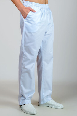 Unisex medical universal trousers K-33. White (544971) Unisex medical universal trousers K-33. White (544971) фото 1