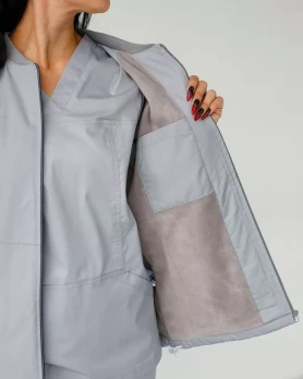 Medical jacket women's Atlanta grey 522-328-842 (6637345) Medical jacket women's Atlanta grey 522-328-842 (6637345) фото 6
