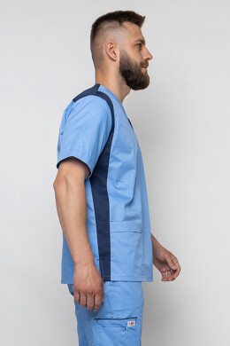Medical jacket for men Manhattan. Blue (5437046) Medical jacket for men Manhattan. Blue (5437046) фото 3