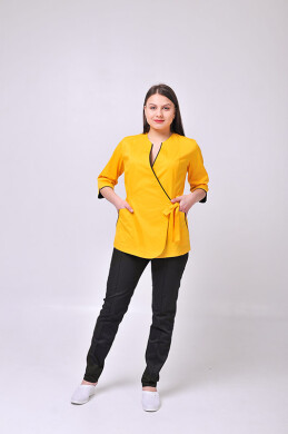 Venice+ Br. skinny suit. COTTON. Yellow / black (544629) Venice+ Br. skinny suit. COTTON. Yellow / black (544629) фото 3