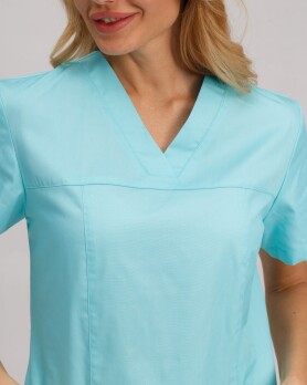 Medical shirt women's Topaz mint 164-332-705 / 386-332-705 (6613490) Medical shirt women's Topaz mint 164-332-705 / 386-332-705 (6613490) фото 2