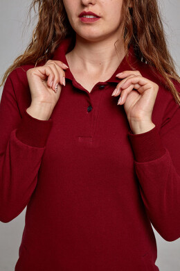 POLO classic dress, long sleeve. Marsala (Lacoste) (544604) POLO classic dress, long sleeve. Marsala (Lacoste) (544604) фото 5