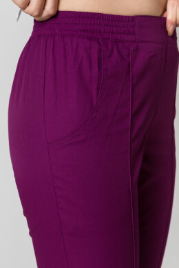 Костюм медицинский Кристина+Бр. зауженные. COTTON. Белый / баклажан (5410101) Костюм медицинский Кристина+Бр. зауженные. COTTON. Белый / баклажан (5410101) фото 17