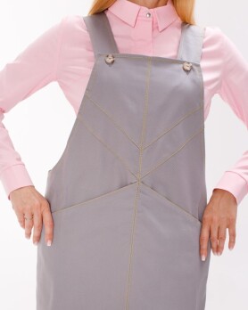 Professional water-repellent apron Trieste grey 173-328-915 (6613842) Professional water-repellent apron Trieste grey 173-328-915 (6613842) фото 6