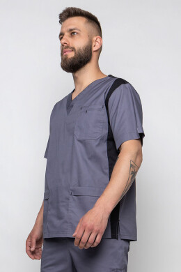 Medical jacket for men Manhattan. Asphalt (5437042) Medical jacket for men Manhattan. Asphalt (5437042) фото 2