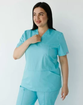 Медицинский костюм женский Топаз ментол +SIZE 362-441-705 (6637767) Медицинский костюм женский Топаз ментол +SIZE 362-441-705 (6637767) фото 3