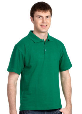 Work shirt Polo "American Style" green 200 g/m2 (220027) Work shirt Polo "American Style" green 200 g/m2 (220027) фото 1