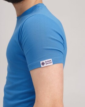 Медицинская футболка мужская голубая 153-333-681 (6613817) Медицинская футболка мужская голубая 153-333-681 (6613817) фото 3