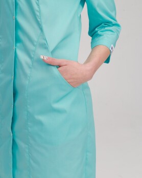 Medical gown women's Elizabeth mint 416-332-679 (6613607) Medical gown women's Elizabeth mint 416-332-679 (6613607) фото 6