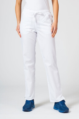 Women’s straight white medical pants (7700102) Women’s straight white medical pants (7700102) фото 1
