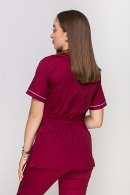 Костюм Монік, жіночий медичний, завужені штани. Марсал (5410152) Костюм Монік, жіночий медичний, завужені штани. Марсал (5410152) фото 11