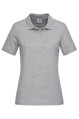 Women's polo shirt with short sleeves "STEDMAN" ST3100 gray (5110742) Women's polo shirt with short sleeves "STEDMAN" ST3100 gray (5110742) фото 1