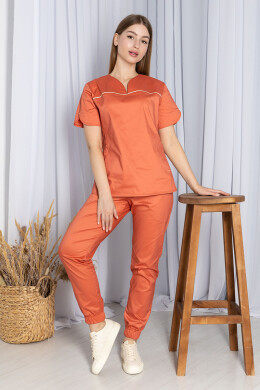 Athena stretch butterfly suit with joggers. Terracotta (5436946) Athena stretch butterfly suit with joggers. Terracotta (5436946) фото 1