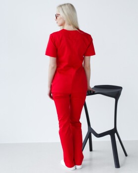 Medical shirt women's Topaz red 164-339-705 (6613493) Medical shirt women's Topaz red 164-339-705 (6613493) фото 2
