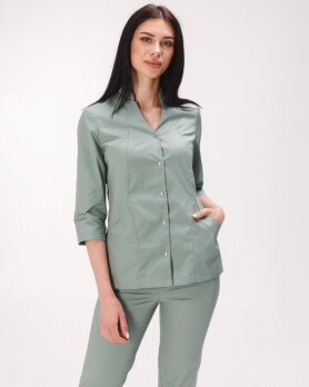 Медицинский костюм женский Элизабет оливковый 441-327-679 (6613365) Медицинский костюм женский Элизабет оливковый 441-327-679 (6613365) фото 6