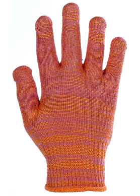 PVC dot gloves orange (32006) PVC dot gloves orange (32006) фото 2
