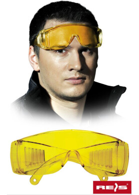 Yellow Shatterproof Glasses GOG-ICE-LIGHT (7012) Yellow Shatterproof Glasses GOG-ICE-LIGHT (7012) фото 1