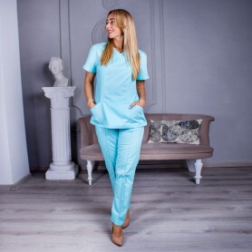 Women's medical blouse "Avicenna" blue (5336865) Women's medical blouse "Avicenna" blue (5336865) фото 3