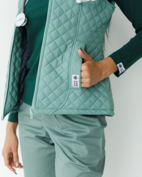 Medical insulated vest women's Geneva olive 366-327-844 (6613197) Medical insulated vest women's Geneva olive 366-327-844 (6613197) фото 4