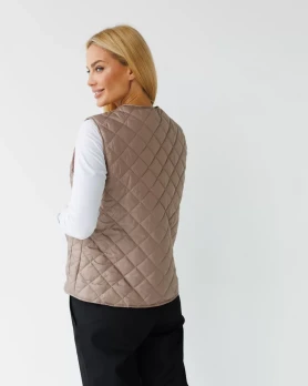 Medical insulated vest for women Oslo mocha 521-421-679 (6637733) Medical insulated vest for women Oslo mocha 521-421-679 (6637733) фото 3