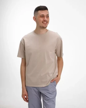 Unisex medical T-shirt beige 453-367-730 (6637749) Unisex medical T-shirt beige 453-367-730 (6637749) фото 2