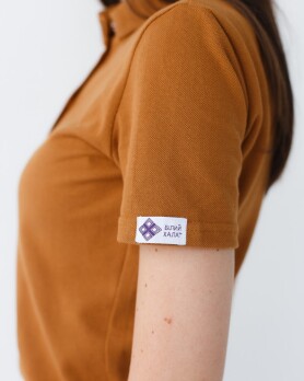 Medical polo for women caramel 147-418-677 (6613394) Medical polo for women caramel 147-418-677 (6613394) фото 4