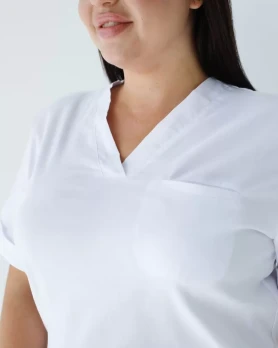 Medical suit for women Marseille white +SIZE 499-324-708 (6637766) Medical suit for women Marseille white +SIZE 499-324-708 (6637766) фото 4