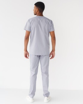 Medical suit for men Milan gray 134-328-708 (6613671) Medical suit for men Milan gray 134-328-708 (6613671) фото 3