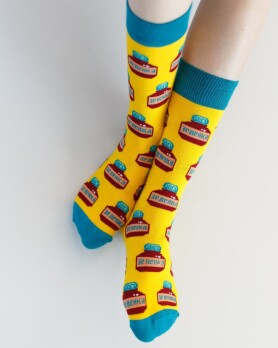Medical socks with Zelenka print 143-350-833 (6613877) Medical socks with Zelenka print 143-350-833 (6613877) фото 6