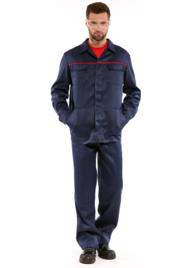 Suit worker "STANDARD" (Greta 210) blue - bib overall and jacket (1231) Suit worker "STANDARD" (Greta 210) blue - bib overall and jacket (1231) фото 5