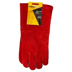 Перчатки краги сварщика р10.5, класс АВ, 35см (красные) SIGMA (31008) Перчатки краги сварщика р10.5, класс АВ, 35см (красные) SIGMA (31008) фото 4