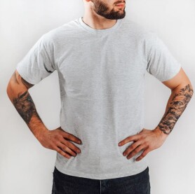 T-shirt working "Fruit of the loom" gray 165 g/m2 (220042) T-shirt working "Fruit of the loom" gray 165 g/m2 (220042) фото 4