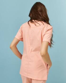 Medical shirt women's Topaz peach 164-338-705 (6613537) Medical shirt women's Topaz peach 164-338-705 (6613537) фото 2