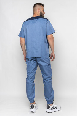 Men's suit with joggers Manhattan. Jeans (5437019) Men's suit with joggers Manhattan. Jeans (5437019) фото 3