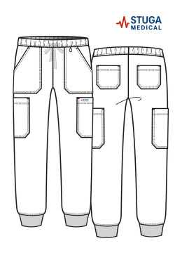 Штани медичні "Тарас" чоловічі сірі (8800107) Штани медичні "Тарас" чоловічі сірі (8800107) фото 7