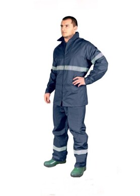 PVC suit with reflective stripes (88490) PVC suit with reflective stripes (88490) фото 1