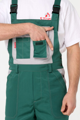 Suit worker "ULTRA" green - semi-overalls and a jacket (1239) Suit worker "ULTRA" green - semi-overalls and a jacket (1239) фото 6