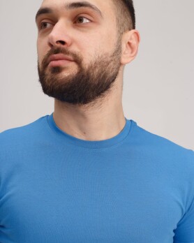 Медицинская футболка мужская голубая 153-333-681 (6613817) Медицинская футболка мужская голубая 153-333-681 (6613817) фото 5