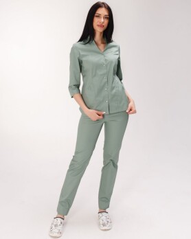 Медицинский костюм женский Элизабет оливковый 441-327-679 (6613365) Медицинский костюм женский Элизабет оливковый 441-327-679 (6613365) фото 5