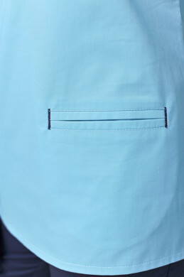 Костюм медицинский Саманта+Бр. прямые. COTTON. Ментол / темно-синий (544641) Костюм медицинский Саманта+Бр. прямые. COTTON. Ментол / темно-синий (544641) фото 6