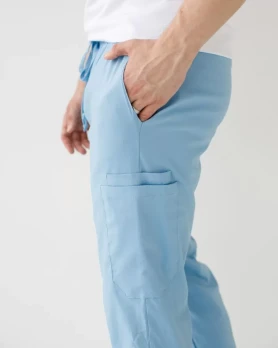 Medical pants men's joggers stretch blue 504-333-730 (6637783) Medical pants men's joggers stretch blue 504-333-730 (6637783) фото 5