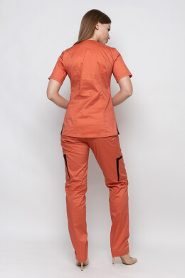 Medical suit Emily-stretch, female. Terracotta (5436925) Medical suit Emily-stretch, female. Terracotta (5436925) фото 6