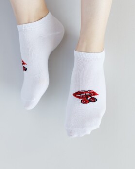Медицинские носки следы с принтом Cherry 144-434-570 (6613884) Медицинские носки следы с принтом Cherry 144-434-570 (6613884) фото 2