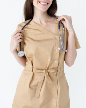 Medical tunic for women Naomi sand 151-323-679 (6613949) Medical tunic for women Naomi sand 151-323-679 (6613949) фото 3