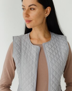 Medical insulated vest women's Geneva gray 366-328-844 (6613199) Medical insulated vest women's Geneva gray 366-328-844 (6613199) фото 5