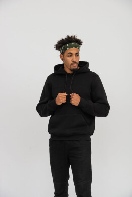 Худи UNISEX без начеса U-0402 черный (5111892) Худи UNISEX без начеса U-0402 черный (5111892) фото 1