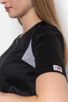 Medical stretch jacket Emelie-stretch. Black (5437007) Medical stretch jacket Emelie-stretch. Black (5437007) фото 7