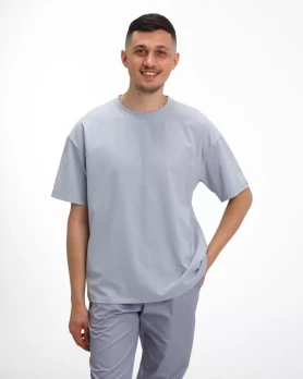 Unisex medical T-shirt gray 453-328-922 (6637746) Unisex medical T-shirt gray 453-328-922 (6637746) фото 3